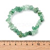 Unisex Chip Natural Green Aventurine Beaded Stretch Bracelets BJEW-S143-11-5