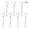 Teardrop Glass Suncatchers HJEW-FS00032-1