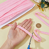 PVC Plastic Paillette Elastic Trim OCOR-WH0085-36B-3