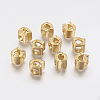 Ion Plating(IP) 304 Stainless Steel European Beads STAS-J022-051G-2