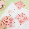 3Pcs 3 Styles Flower Grass Animal ABS Plastic Clay Cutters DIY-GF0009-42B-3