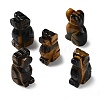 Natural Tiger Eye Carved Healing Figurines G-B062-03B-1