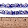 Handmade Foil Glass Beads Strands FOIL-Q002-05C-4