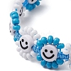 Glass Seed Braided Beads Bracelets BJEW-MZ00115-02-3