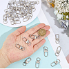 36Pcs Alloy Swivel Clasps PURS-CN0001-12KCG-3