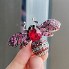 Alloy Rhinestone Brooch for Backpack Clothes PW-WG87504-01-1