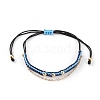 Adjustable Nylon Thread Braided Bead Bracelets BJEW-JB05822-01-1