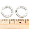 Non-Tarnish 304 Stainless Steel Spring Gate Rings LS-STAS-Q032-1B-3
