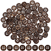 100Pcs 4-Hole Coconut Buttons BUTT-CY0001-30-1