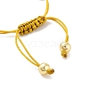 Handmade Lampwork Heart Bracelets BJEW-Q338-01K-3