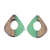 Resin & Walnut Wood Pendants RESI-S358-06F-2