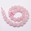 Natural Rose Quartz Beads Strands X-G-D840-21-8mm-2