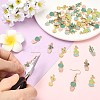 Alloy Enamel Pendants FIND-CJZ0002-001KCG-5