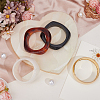 4Pcs 4 Styles Acrylic Bangles BJEW-HY0002-69-4