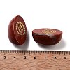 Natural Red Jasper Oval Display Decorations G-F774-01F-3