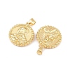 Brass Pendants KK-F919-04G-2