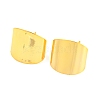 Rack Plating Brass Rectangle Stud Earrings EJEW-K245-49G-1