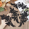 Flower Organgza Polyester Embroidery Ornament Accessories DIY-WH0297-21D-3