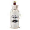 Jute Cloth Wine Packing Bags ABAG-WH0005-72F-1