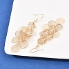 Brass Dangle Earrings EJEW-B157-02C-G-3