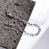 Non-Tarnish 304 Stainless Steel Cable Chain Bracelet for Men Women BJEW-E031-05C-P-3