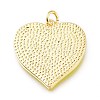 Real 18K Gold Plated Brass Enamel Pendants KK-A150-05G-RS-3