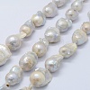 Natural Baroque Pearl Keshi Pearl Beads Strands PEAR-K004-19-1