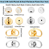 24Pcs 6 Styles Silicone Ear Nuts SIL-BBC0001-05-2