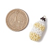 Glass Seed Beads Milk Bottle Pendants PALLOY-MZ00457-02-2