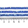 Electroplate Glass Beads Strands GLAA-Q105-03H-4