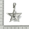 304 Stainless Steel Big Pendants STAS-C099-05AS-3