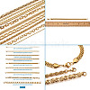 304 Stainless Steel Chain Bracelets STAS-TA0004-58-24