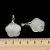 Natural Quartz Crystal Carved Pendants G-I319-02P-A08-4