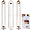 4Pcs 304 Stainless Steel & Brass Brooches JEWB-CP00001-1