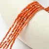 Natural South Red Agate Beads Strands G-B090-A04-01-4