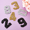 Glitter Hotfix Rhinestone DIY-TA0003-17-3