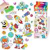 Space Theme DIY Diamond Painting Sticker Kits DIAM-PW0010-07E-1