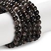 Natural Silver Obsidian Beads Strands G-S150-20A-4mm-1