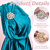 Brass Rhinestone Applique DIY-FG0009-87A-4