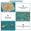 Unicraftale 50Pcs 304 Stainless Steel Screw Eye Peg Bails STAS-UN0052-87A-5