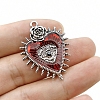 Gothic Style Alloy Resin Pendants PW-WGE8991-01-1