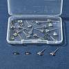 16Pcs Brass Stud Earring Findings KK-FS0001-56P-8