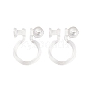 Silicone Clip-on Earring Findings FIND-K019-01B-1