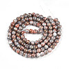 Baking Paint Glass Beads Strands DGLA-N003-8mm-B05-3