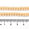Drawbench Transparent Glass Beads Strands GLAD-Q012-4mm-08-3