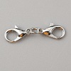 Zinc Alloy Double Lobster Claw Clasps FIND-TAC0016-15P-1