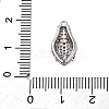 Brass Clear & Green Cubic Zirconia Connector Charms KK-P289-11P-3