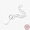 925 Sterling Silver Extender Chains STER-F032-11S-3