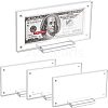 CHGCRAFT 3 Sets Transparent Acrylic Currency Display Frames ODIS-CA0001-14-1