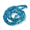 Spray Painted Transparent Glass Beads Strands X-GLAA-P060-01B-01-2